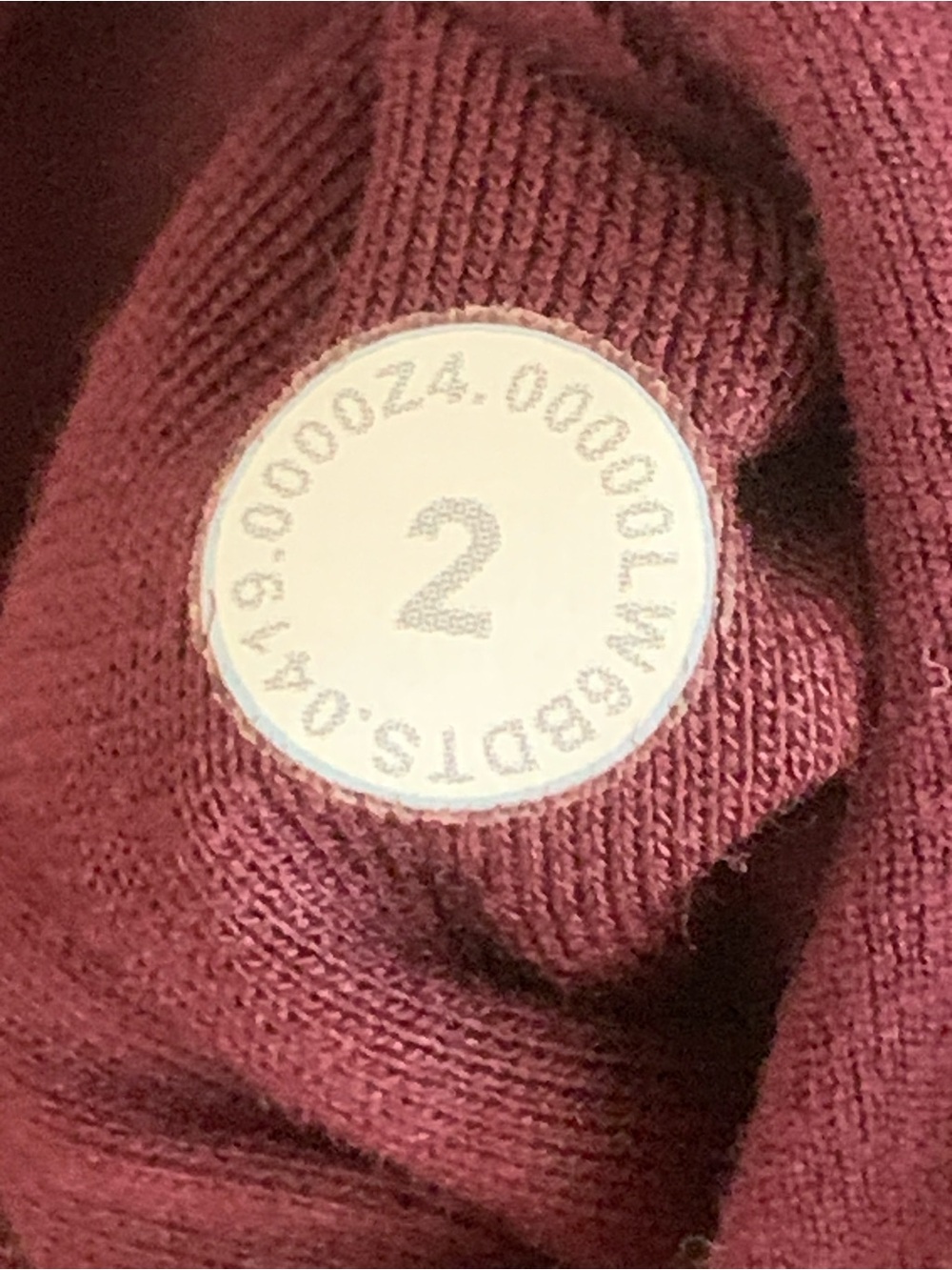 Lululemon Align High Rise Crop 21" Leggings Burgundy Size 2 EUC - Picture 2 of 5